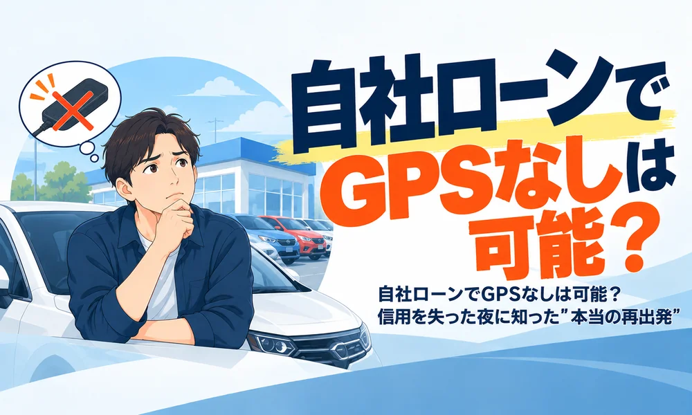 >自社ローンでGPSなしは可能？信用を失った夜に知った“本当の再出発”