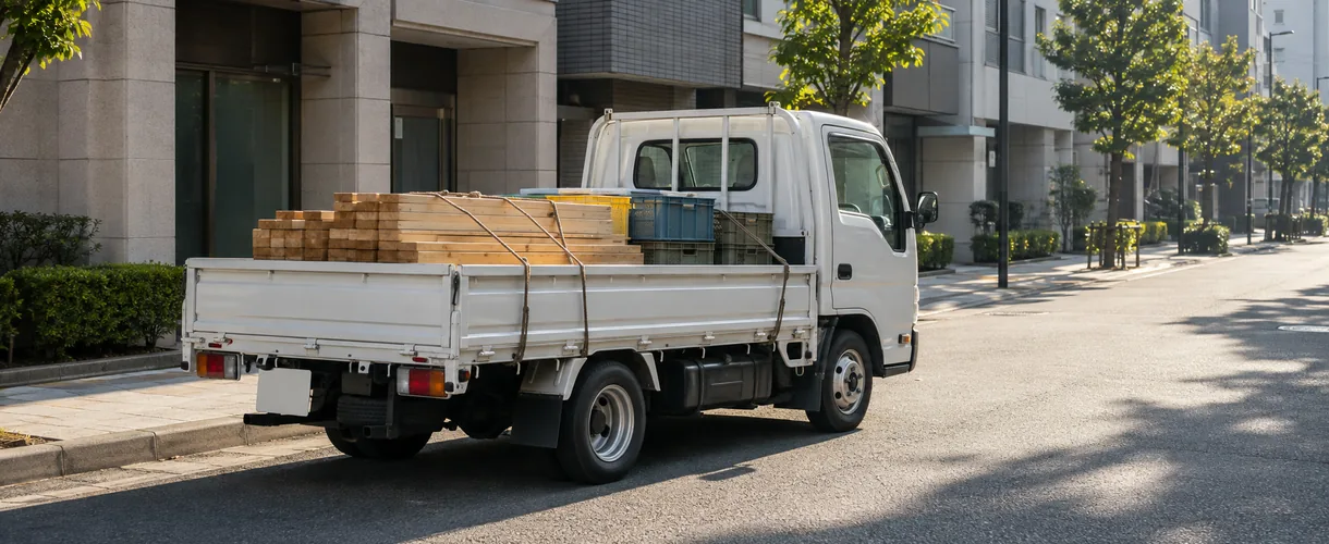 2tトラックがあるだけで、受けられる仕事は変わる